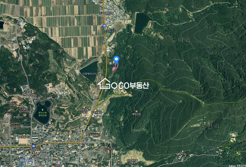 경남 창녕군 창녕읍 교리 도시지역,자연녹지지역 지목 전 매매 매물번호 10514 사진 1